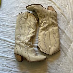 Acme Leather Western Cowgirl Heeled Boots